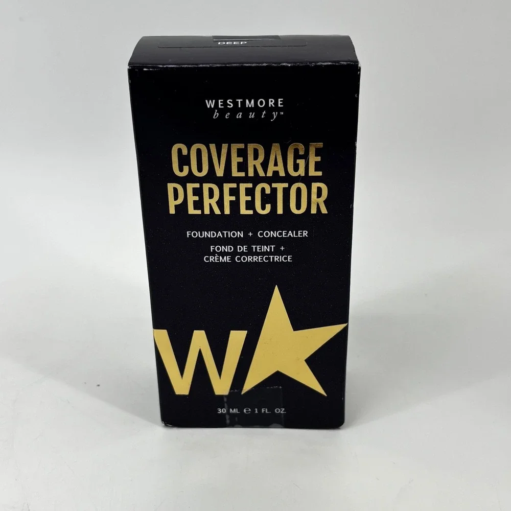 Westmore Beauty Coverage Perfector Foundation Concealer Deep 1oz New Box